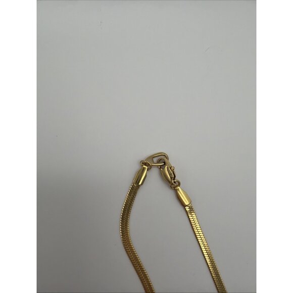 Ana Luisa Ina Herringbone Chain Necklace in Gold 14K Plated - Picture 4 of 4